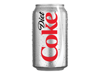 diet coca cola can